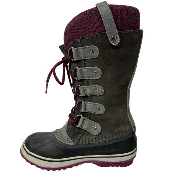 Sorel Joan of Arctic Snow Boot Women 6 Leather Waterproof Wool Liner Cabincore - Picture 2 of 9